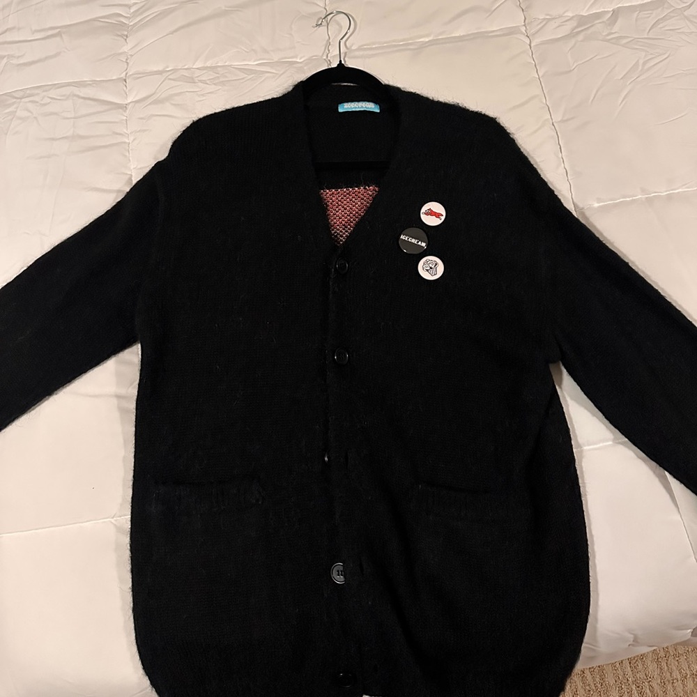ICE CREAM cardigan BBC size Large